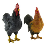 Rustic Chicken Figurines Set