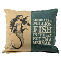 I'm A Mermaid Seaside Pillow
