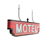 Hanging Metal 3D Large Motel Route 66 Sign Vintage Retro Home/Bar/Pub Wall Decor