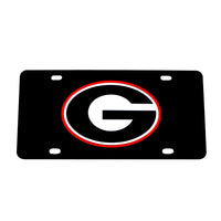 University of Georgia Black Mirrored License Plate