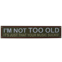 Humorous Quotes Attitude Funny Novelty Tin Metal Sign