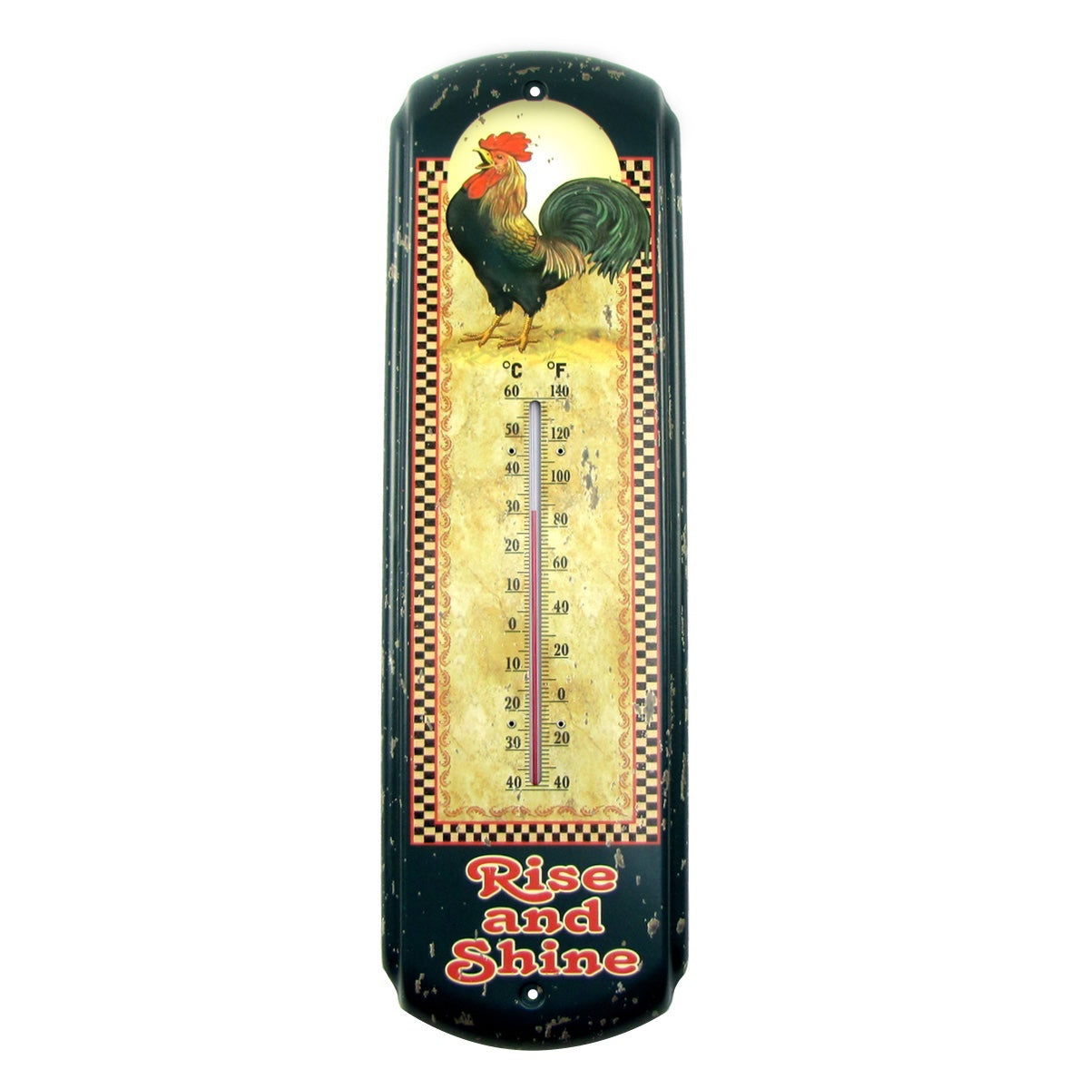 Outdoor Garden Shovel Cast Iron Analog Thermometer - Zingz