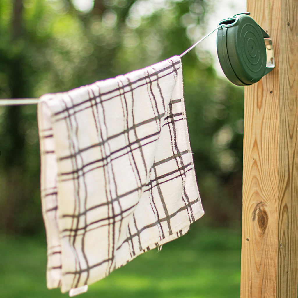 Portable 35ft Retractable Travel Clothesline Reel Outdoor Laundry Line