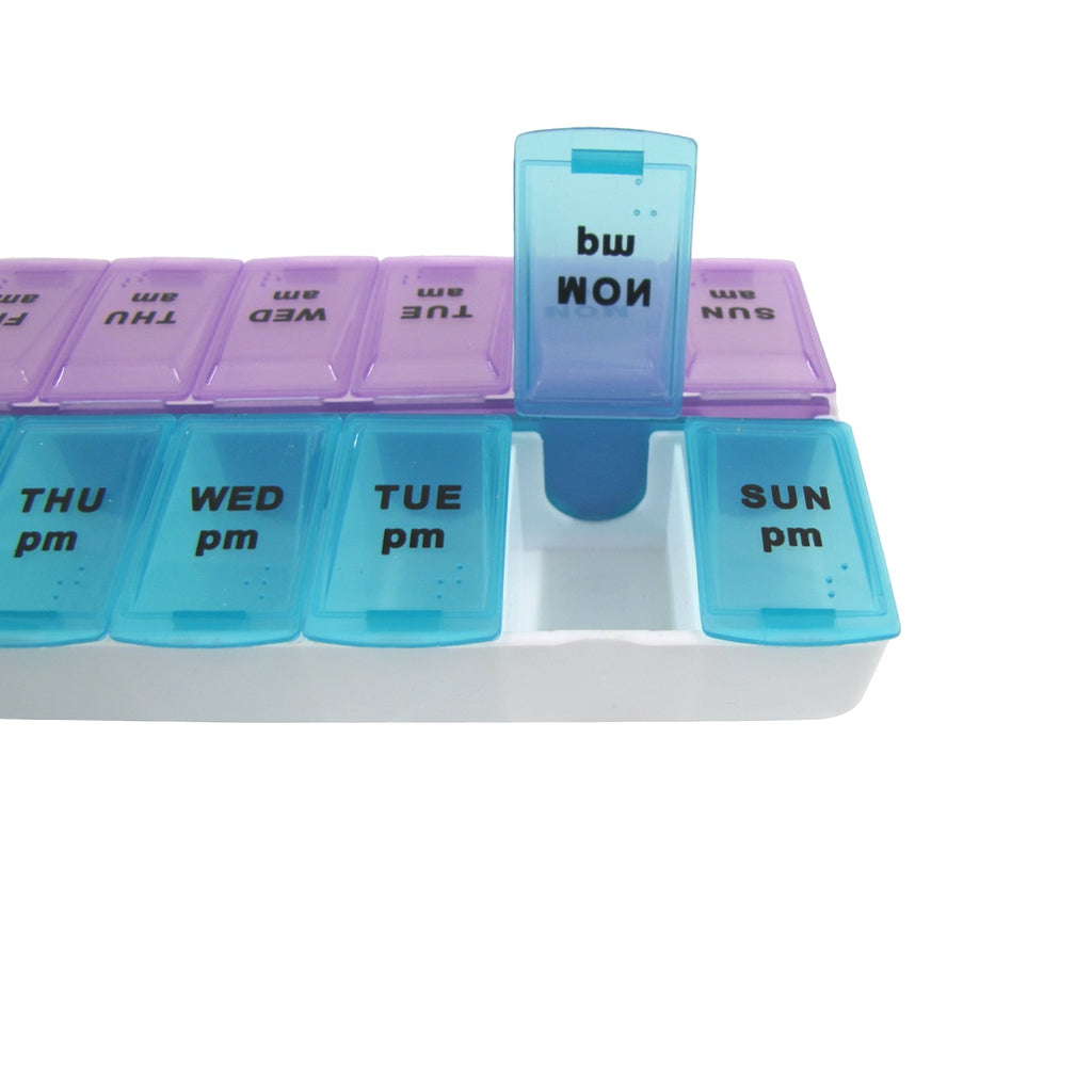 7 Daily Weekly Medication Vitamin Pill Organizer Storage Box Case