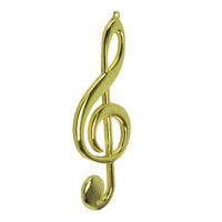 Brass Treble Clef Christmas Gifts Ornament
